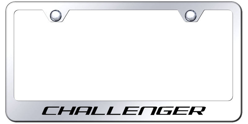 Challenger Stainless Steel Frame - Laser Etched Mirrored