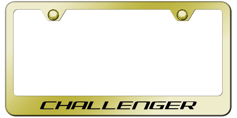 Challenger Stainless Steel Frame - Laser Etched Gold