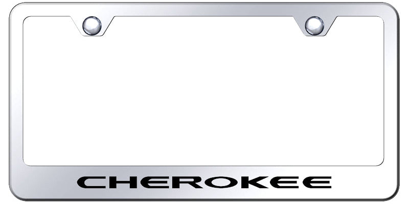 Cherokee Stainless Steel Frame - Laser Etched Mirrored