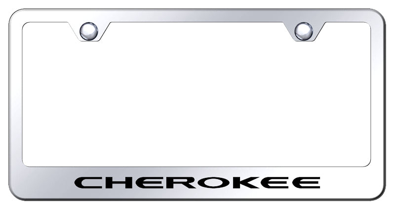 Cherokee Stainless Steel Frame - Laser Etched Mirrored