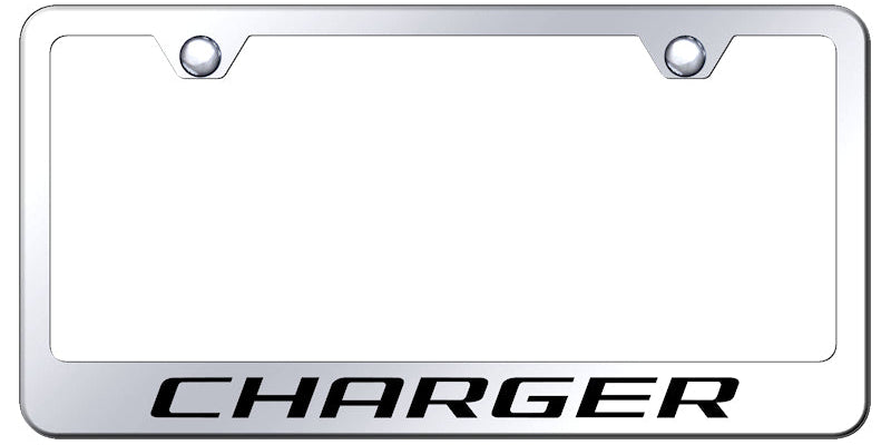 Charger Stainless Steel Frame - Laser Etched Mirrored