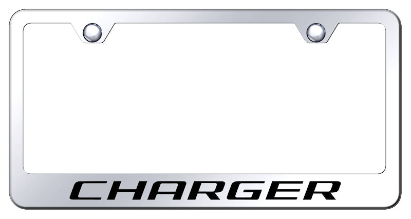 Charger Stainless Steel Frame - Laser Etched Mirrored