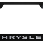 Chrysler Stainless Steel Frame - Laser Etched Black