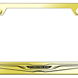 Chrysler (Logo Only) Stainless Frame - Laser Etched Gold