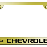 Chevrolet Stainless Steel Frame - Laser Etched Gold