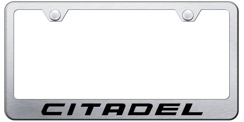 Citadel Stainless Steel Frame - Laser Etched Brushed