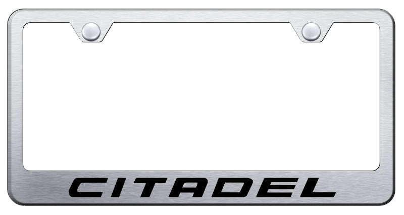 Citadel Stainless Steel Frame - Laser Etched Brushed