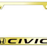 Civic Stainless Steel Frame - Laser Etched Gold