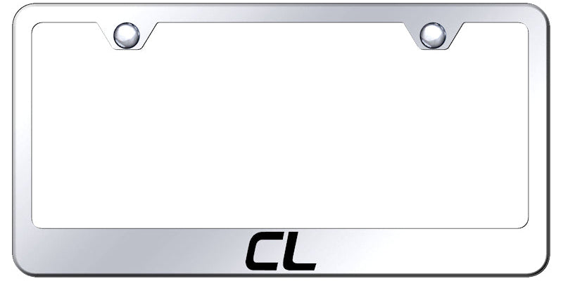 CL Stainless Steel Frame - Laser Etched Mirrored