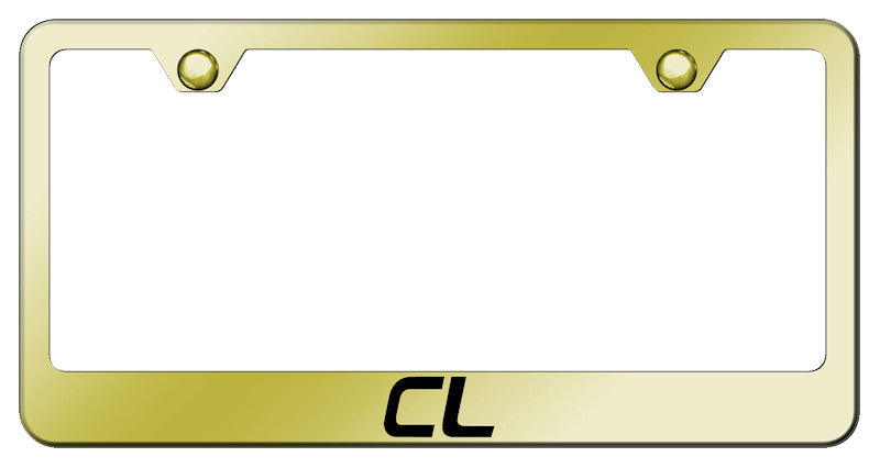 CL Stainless Steel Frame - Laser Etched Gold