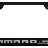 Camaro SS Stainless Steel Frame - Laser Etched Black