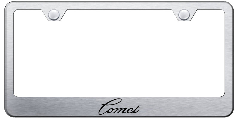 Comet Stainless Steel Frame - Laser Etched Brushed