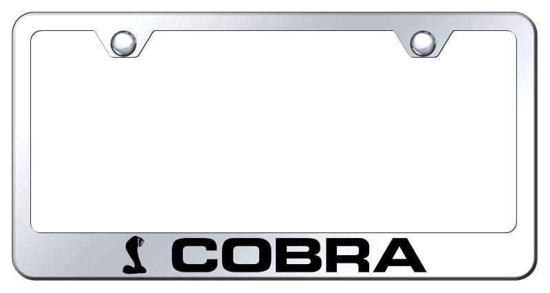 Cobra Stainless Steel Frame - Laser Etched Mirrored