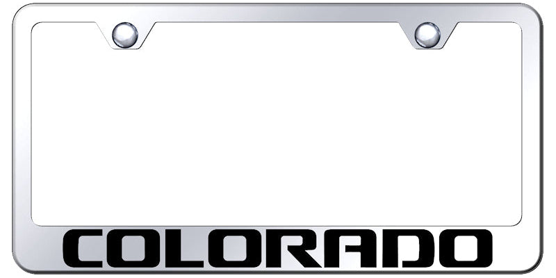 Colorado Stainless Steel Frame - Laser Etched Mirrored