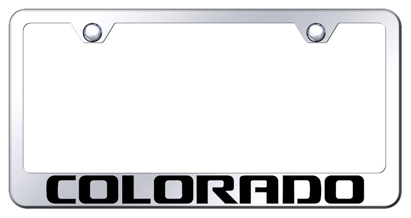 Colorado Stainless Steel Frame - Laser Etched Mirrored