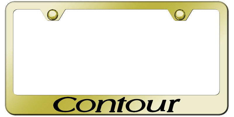 Contour Stainless Steel Frame - Laser Etched Gold