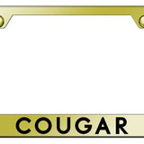 Cougar Stainless Steel Frame - Laser Etched Gold