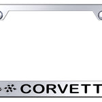 Corvette C3 Stainless Steel Frame - Laser Etched Mirrored