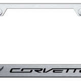 Corvette C7 Stainless Steel Frame - Laser Etched Brushed