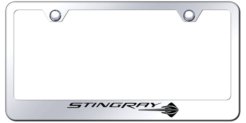 Corvette C7 Stingray Stainless Steel Frame - Etched Mirrored