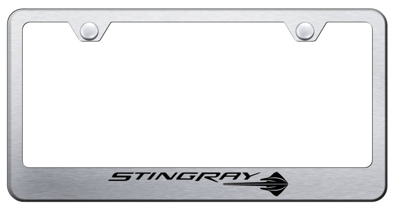 Corvette C7 Stingray Stainless Steel Frame - Etched Brushed