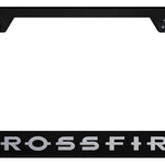 Crossfire Stainless Steel Frame - Laser Etched Black