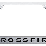 Crossfire Stainless Steel Frame - Laser Etched Brushed