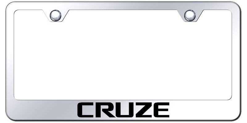 Cruze Stainless Steel Frame - Laser Etched Mirrored