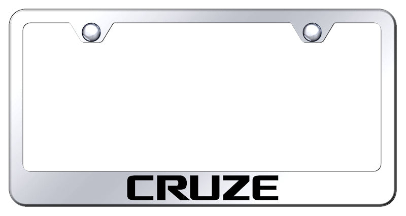 Cruze Stainless Steel Frame - Laser Etched Mirrored