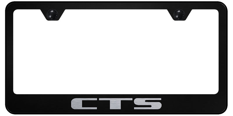 CTS Stainless Steel Frame - Laser Etched Black