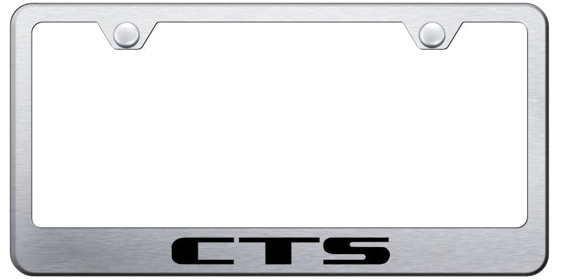 CTS Stainless Steel Frame - Laser Etched Brushed