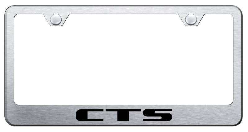 CTS Stainless Steel Frame - Laser Etched Brushed