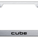 Cube Stainless Steel Frame - Laser Etched Brushed