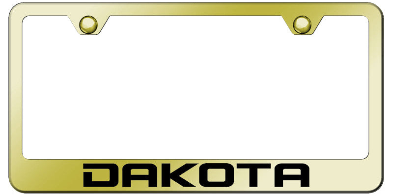 Dakota Stainless Steel Frame - Laser Etched Gold