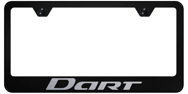 Dart Stainless Steel Frame - Laser Etched Black