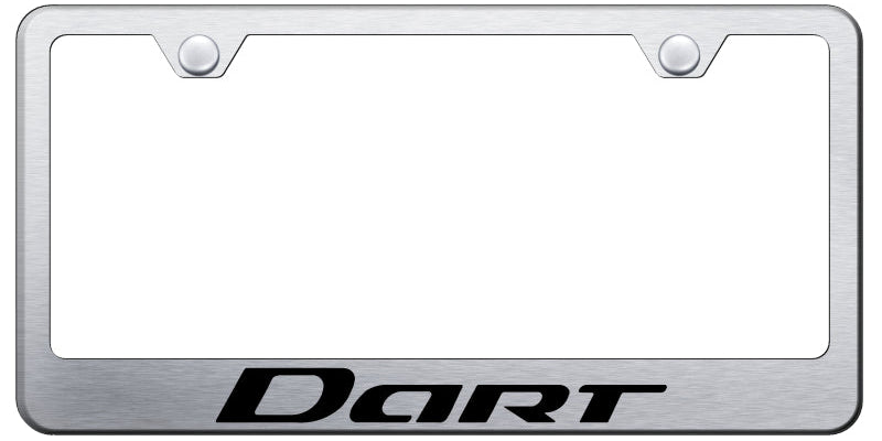 Dart Stainless Steel Frame - Laser Etched Brushed