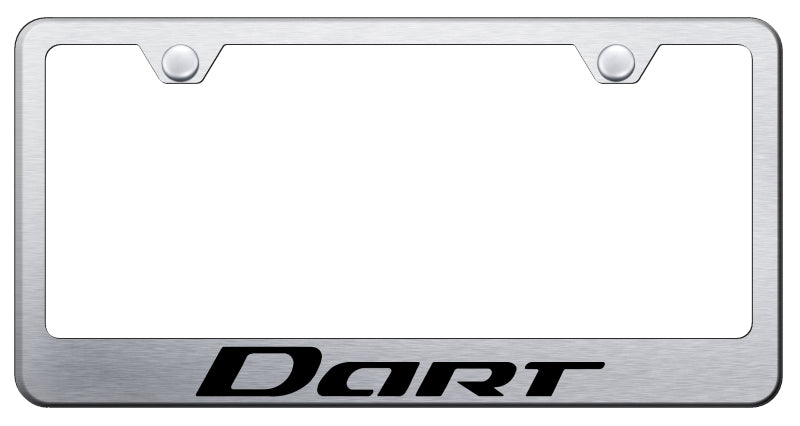 Dart Stainless Steel Frame - Laser Etched Brushed