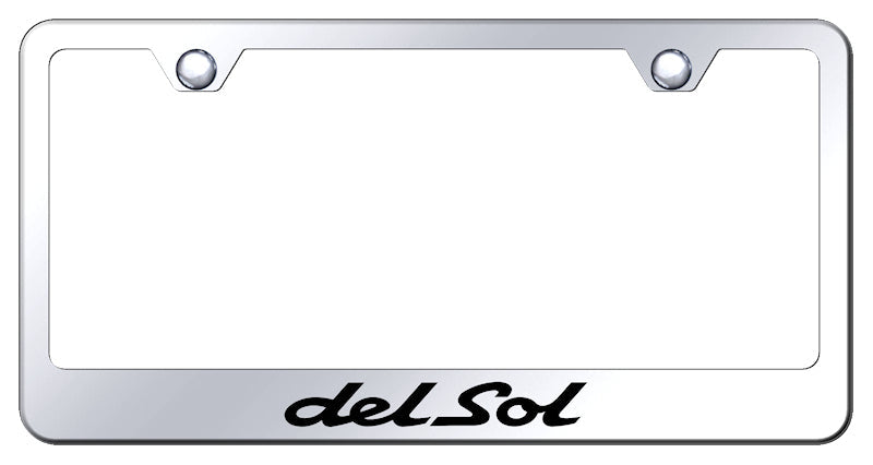 Del Sol Stainless Steel Frame - Laser Etched Mirrored