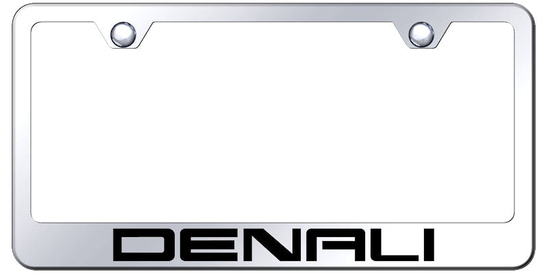 Denali Stainless Steel Frame - Laser Etched Mirrored