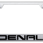 Denali Stainless Steel Frame - Laser Etched Brushed