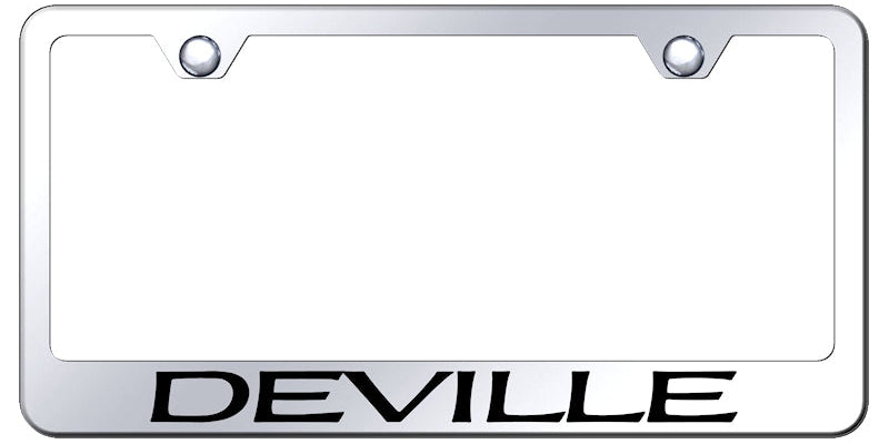 Deville Stainless Steel Frame - Laser Etched Mirrored