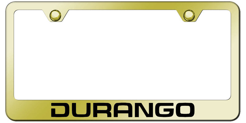 Durango Stainless Steel Frame - Laser Etched Gold