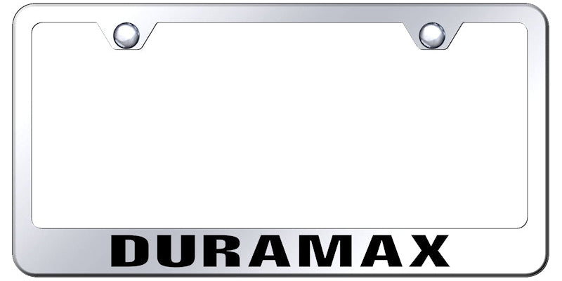 Duramax Stainless Steel Frame - Laser Etched Mirrored