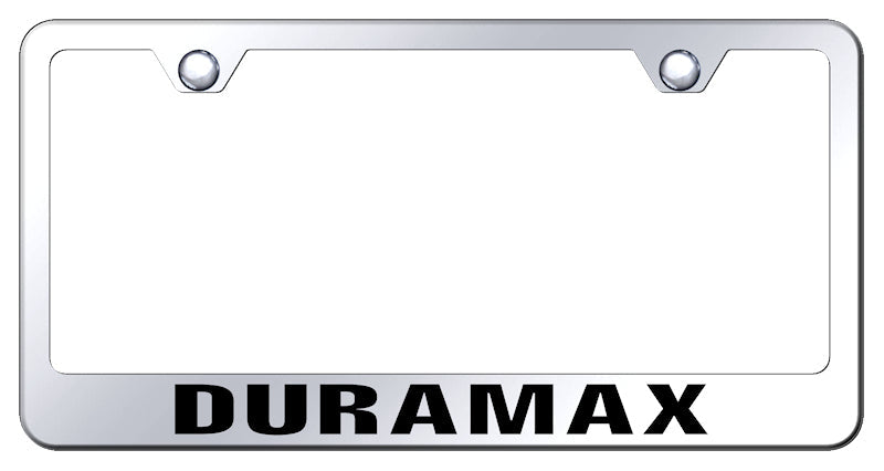 Duramax Stainless Steel Frame - Laser Etched Mirrored