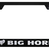 Ram Big Horn Stainless Steel Frame - Laser Etched Black