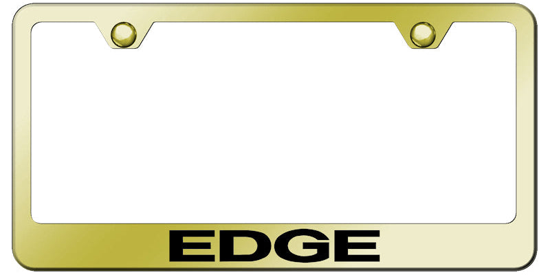 Edge Stainless Steel Frame - Laser Etched Gold