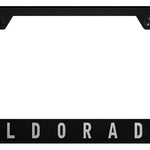 Eldorado Stainless Steel Frame - Laser Etched Black