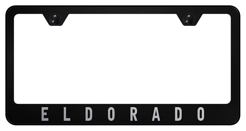 Eldorado Stainless Steel Frame - Laser Etched Black