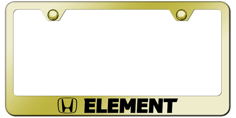 Element Stainless Steel Frame - Laser Etched Gold