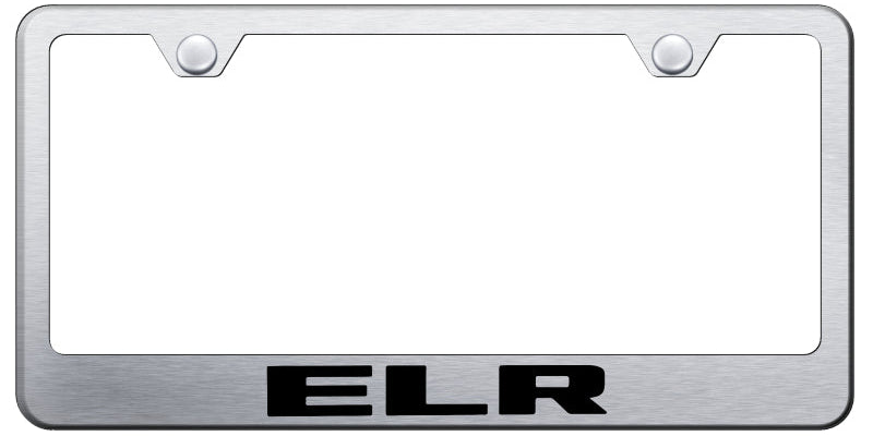 ELR Stainless Steel Frame - Laser Etched Brushed